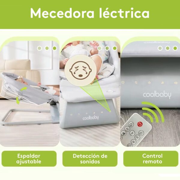 Mecedora Coolbaby Gris Claro Burbay propiedades 2