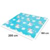 Alfombra de Gateo 180x200 Unicornio Baby Land medidas