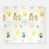 Alfombra de Gateo 180x200 Bosque y Osos Baby Land