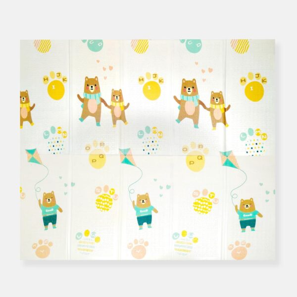 Alfombra de Gateo 180x200 Bosque y Osos Baby Land