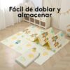 Alfombra de Gateo 180x200 Bosque y Osos Baby Land fácil de doblar