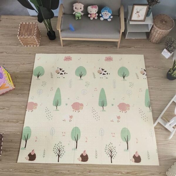 Alfombra de Gateo 180x200x1.70 Buhos Creciendo Juntos uso