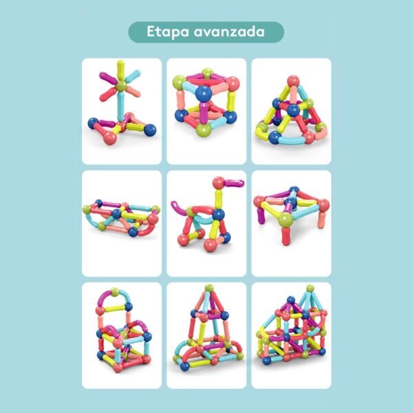 Juguete de Construcción Magnético 42 Pcs +3años Creciendo Juntos formas 2
