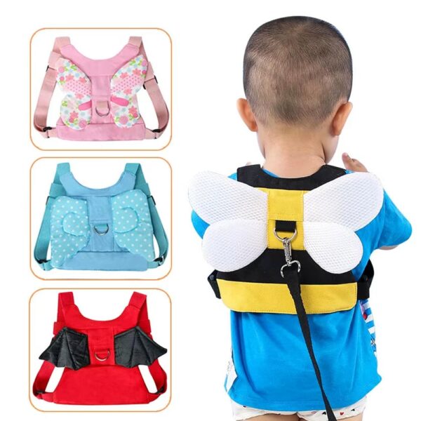 Mochila de seguridad Celeste Creciendo Juntos uso niño espalda