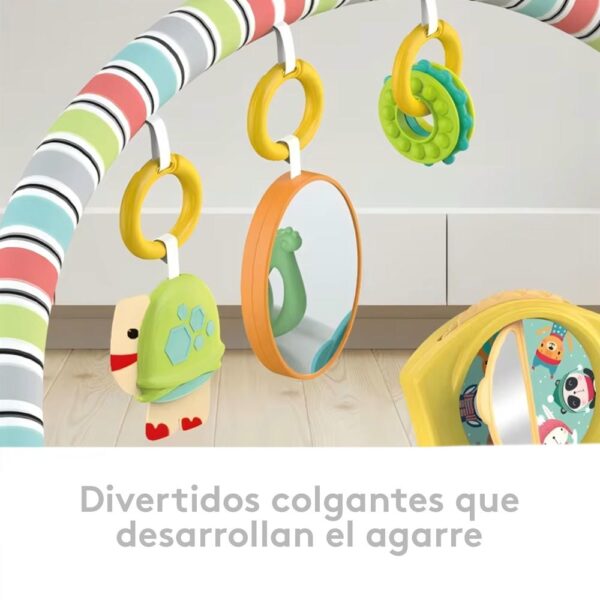 Silla Saltarina Rosa Creciendo Juntos colgantes