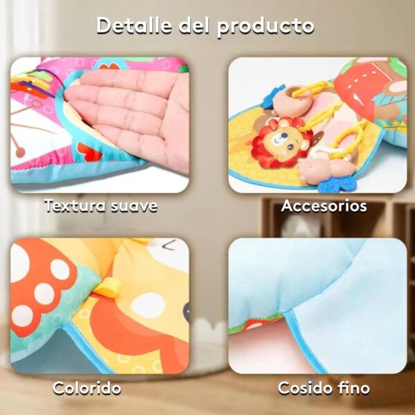 Cojin de Estimulación Jirafa Amor de Mamá detalle del producto