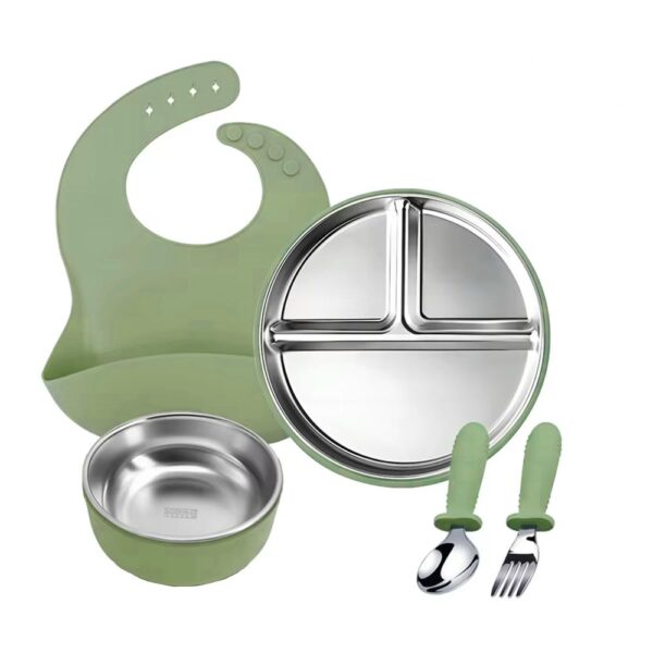 Set de Alimentación Verde Baby Land nuevo