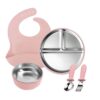 Set de Alimentación Rosa Baby Land nuevo