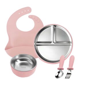 Set de Alimentación Rosa Baby Land nuevo