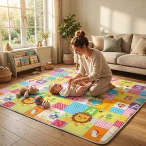 Alfombra de Juego Infantil Plegable y Lavable Prime