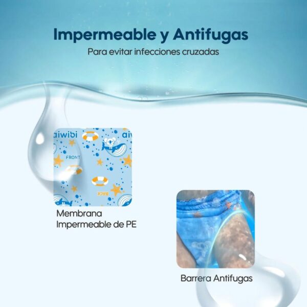 Pañal Aiwibi Piscina L x 1 unidad (9-14 kg) impermeable