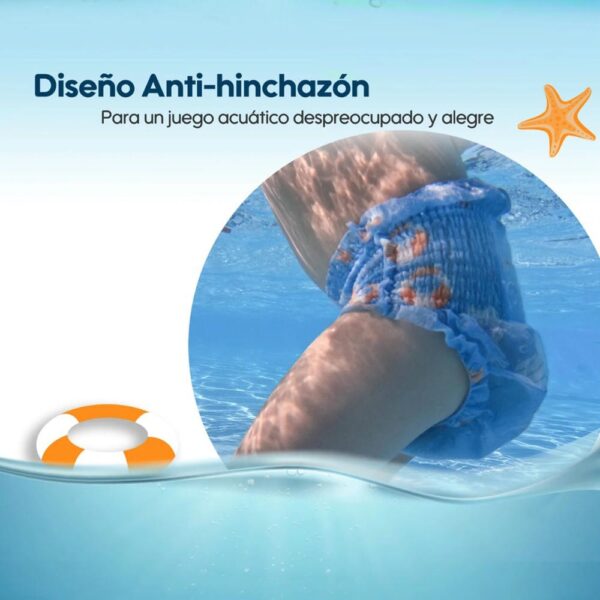 Pañal Aiwibi Piscina M x 1 unidad (6-11 kg) diseño anti-hinchazón