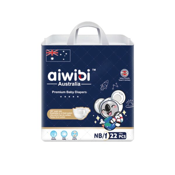 Pañal Aiwibi Recién Nacido NB x 22 unidades (≤5 kg)