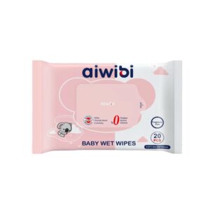 Toallitas Húmedas Aiwibi Gentle Soft Sin Olor x 20 unidades