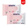 Toallitas Húmedas Aiwibi Gentle Soft Sin Olor x 20 unidades combo x2