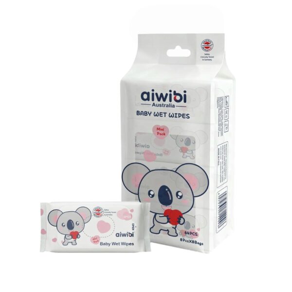 Mini Toallitas Húmedas Aiwibi x64