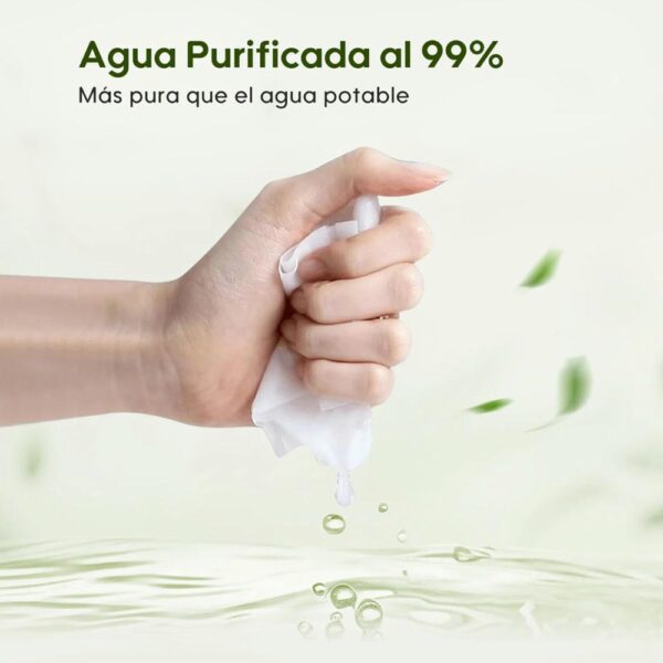 Mini Toallitas Húmedas Aiwibi x64 agua purificada