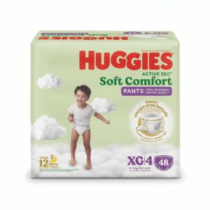 Pañal Huggies Active Sec Soft Comfort Pants XG x48