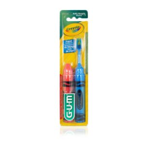 Cepillo GUM travel (viaje) Suave x 2 Rojo Crayola +3 años
