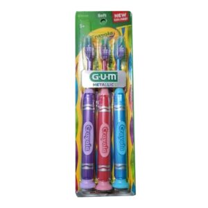 Cepillo de dientes GUM Metallics Suave +5 años (colores MRC)