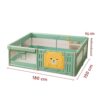 Corral de Juegos Para Bebé Playbear Verde 150 x 180 cm Creciendo Juntos dimensiones