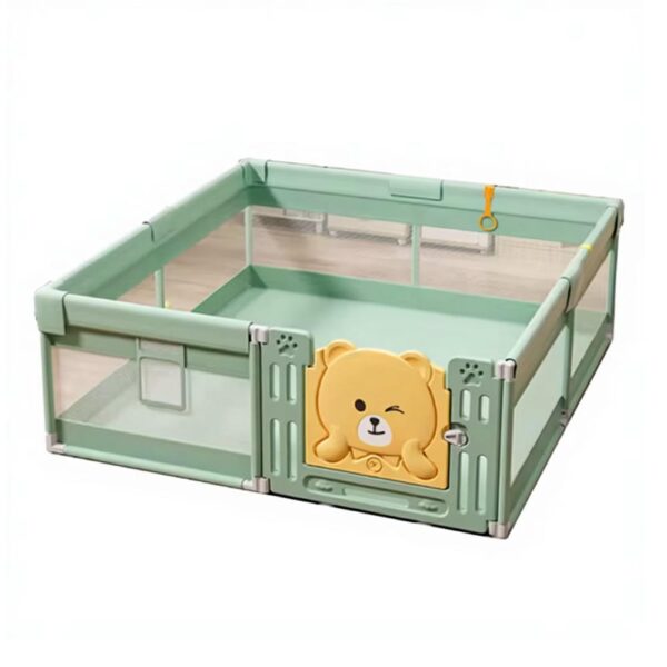 Corral de Juegos Para Bebé Playbear Verde 180 x 200 cm Creciendo Juntos