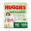 Pañales Huggies Active Sec Etapa 4/XG Más Comodidad y Absorción 100U nueva imagen