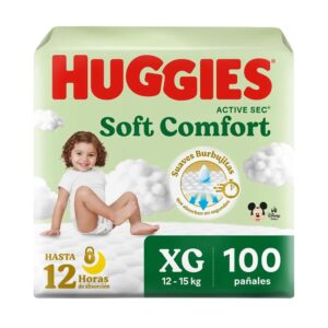Pañales Huggies Active Sec Etapa 4/XG Más Comodidad y Absorción 100U nueva imagen