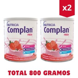 Suplemento Complan Frutilla  400g (COMBO x 2 LATAS)