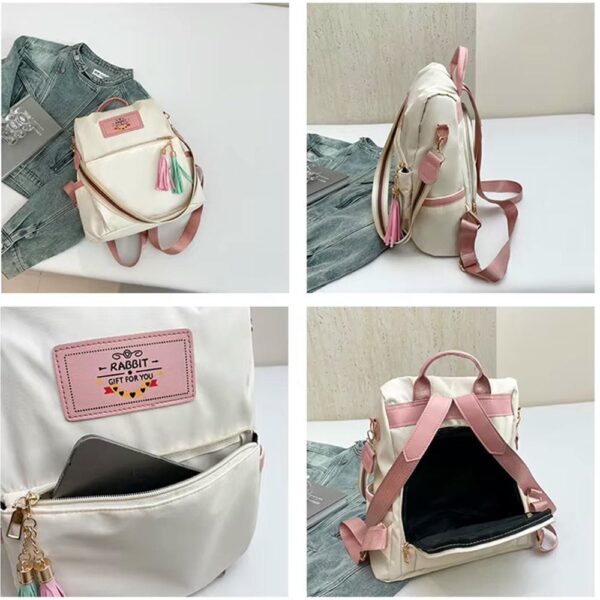 Mochila Rabbit 1358 Negro Creciendo Juntos partes
