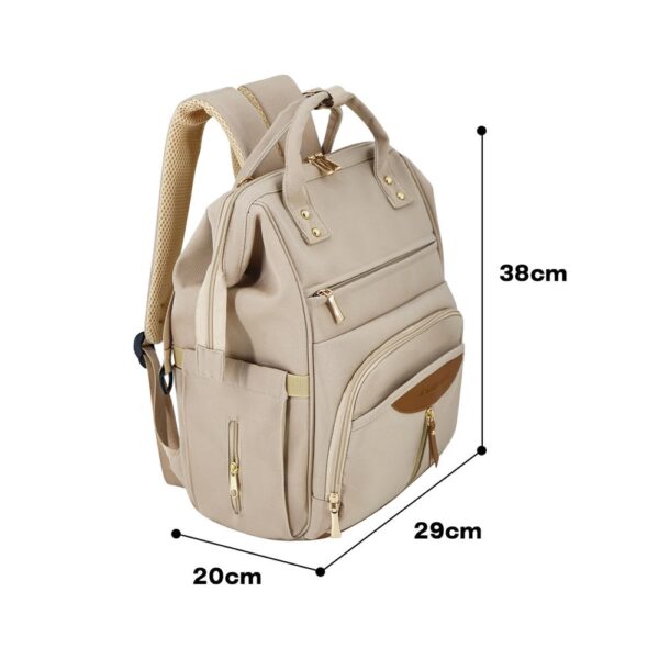 Pañalera Mochila Amanda Verde Baby Land medidas