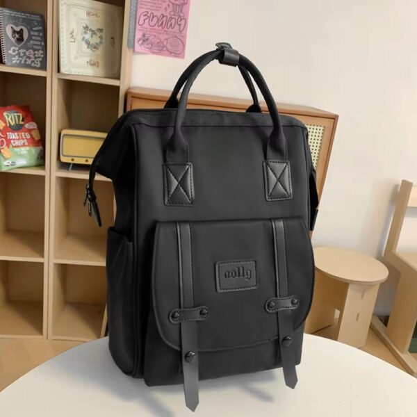Pañalera Mochila Paris Negro Baby Land uso solo