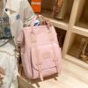 Pañalera Mochila Paris Morado Baby Land uso mochila