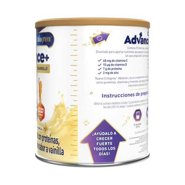 Enfagrow Advance Vainilla 400g info 2