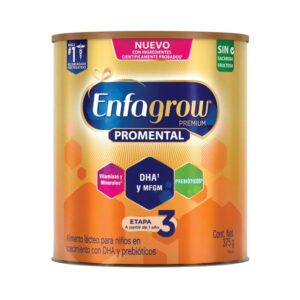 Fórmula de crecimiento Enfagrow Premium Sabor Natural Etapa 3 - Lata 375g