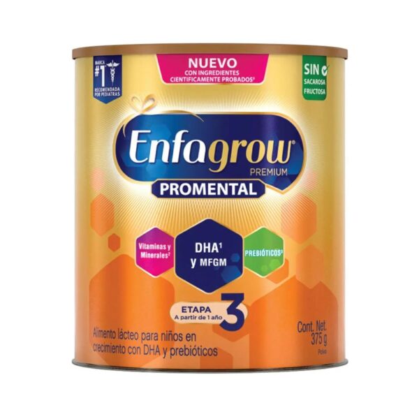 Fórmula de crecimiento Enfagrow Premium Sabor Natural Etapa 3 - Lata 375g