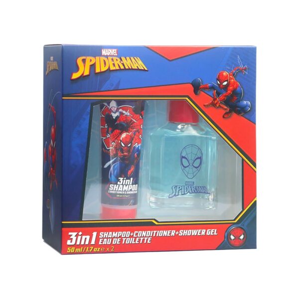 Set Shampoo 3 en 1 50ml + Perfume 50ml Spiderman
