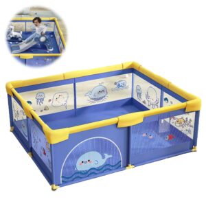 Corral Para Bebé Funkids Marino Azul 150x180 Cm Úpale