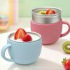 Taza Acero Inoxidable Celeste colores