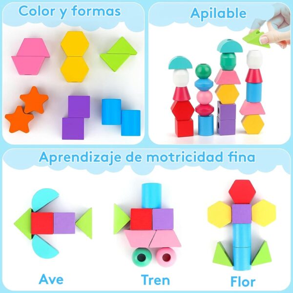 Juego Apilable Montessori Úpale apilable