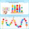 Juego Apilable Montessori Úpale emparejamiento