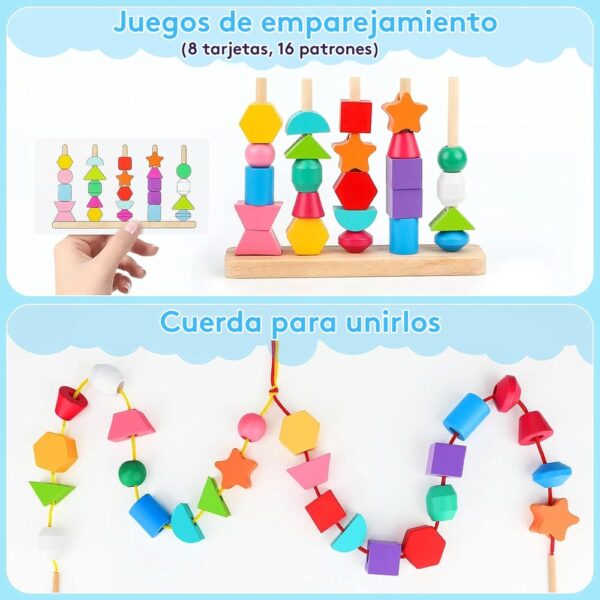 Juego Apilable Montessori Úpale emparejamiento