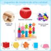 Juego Apilable Montessori Úpale madera