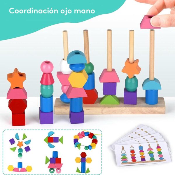 Juego Apilable Montessori Úpale coordinación