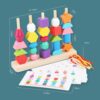 Juego Apilable Montessori Úpale medidas