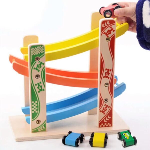 Juguete Pista De Carro Montessori Úpale uso