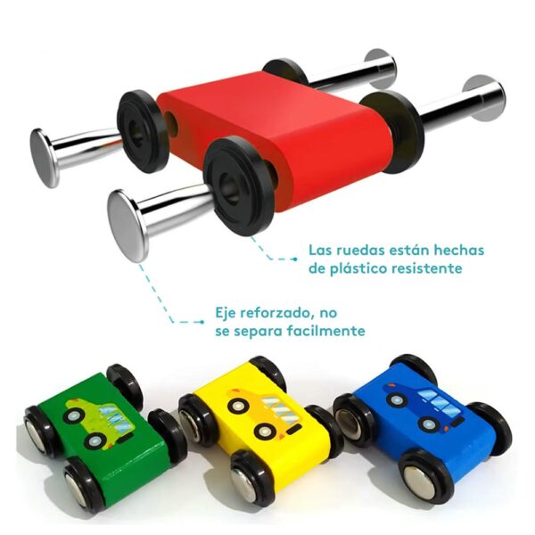 Juguete Pista De Carro Montessori Úpale partes