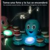 Juguete Musical Pulpo DJ Celeste Úpale foto y luz