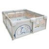 Corral para bebé Funkids Dinosaurio Gris 120x160cm Úpale solo nuevo sin miniatura