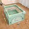 Corral para bebé Funkids Dinosario Dinosaurio Verde 120x160cm Úpale medidas nuevo